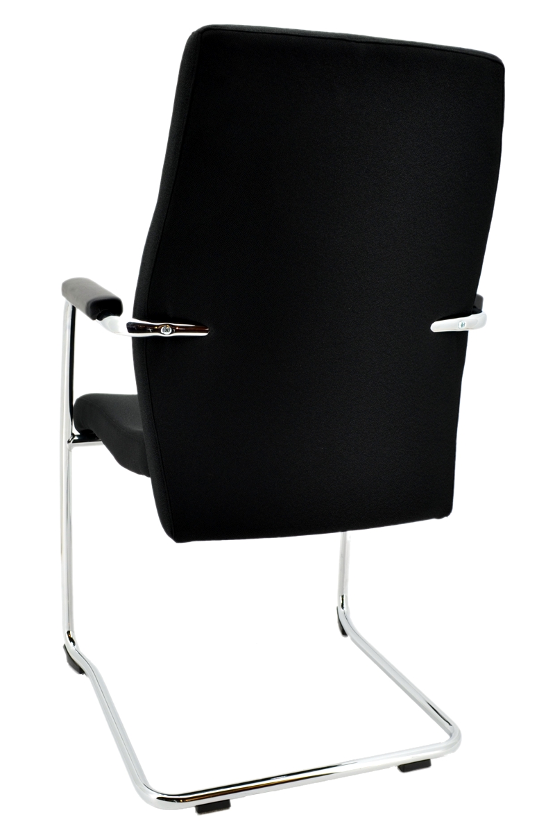 Freischwinger Nero Lux - schwarz - Filzgleiter - Nowy Styl