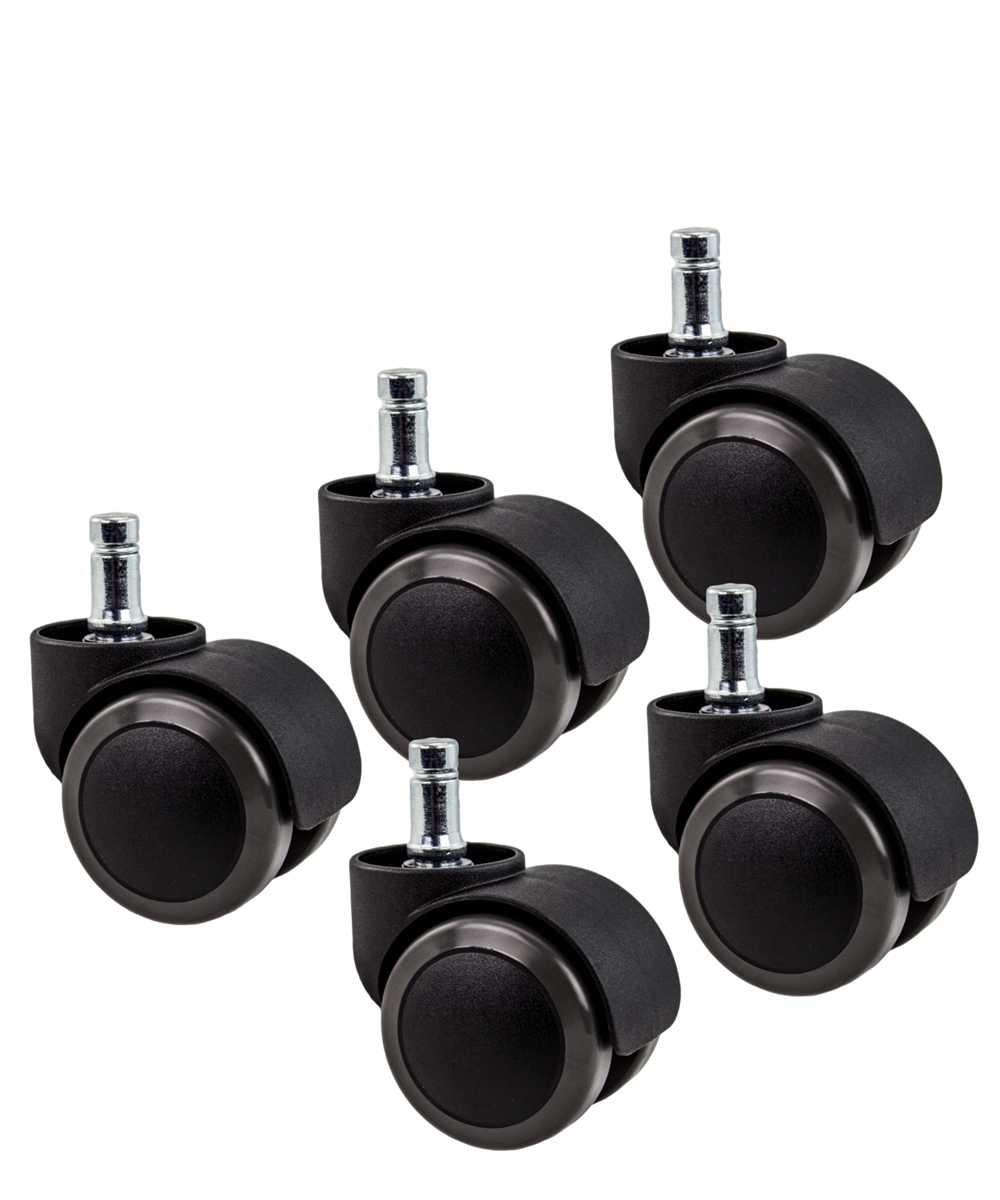 Heyne STABIL 5x Universalrollen - Lauffläche grau - 10 mm / 50 mm